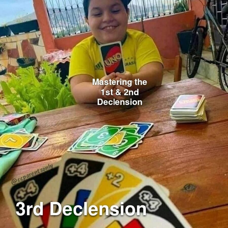 3rd declension Uno.