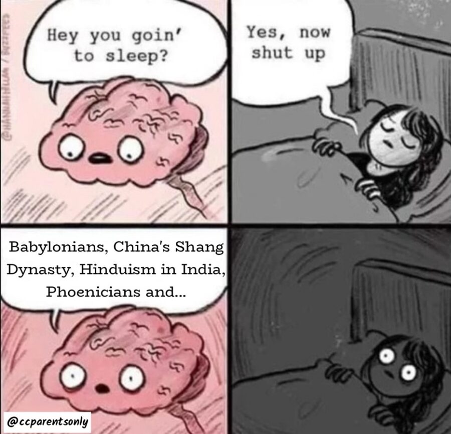 Go to sleep, brain.