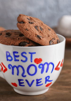 a mug that says 
